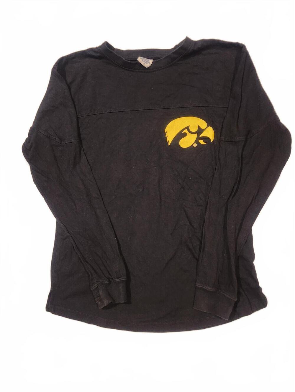 Black Pressbox Iowa Hawkeyes Long Sleeve Shirt. Unisex Size Small Good condition